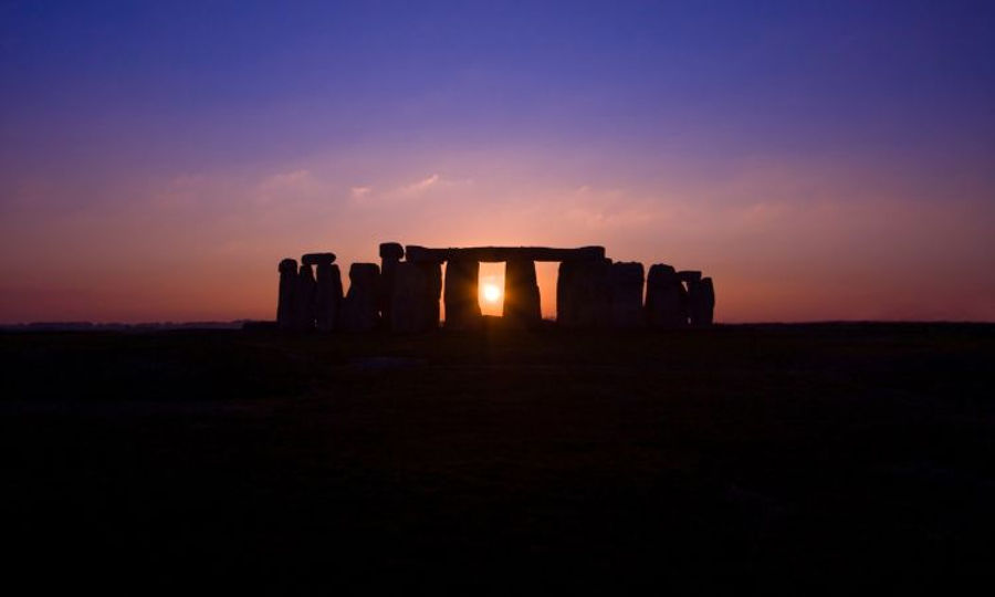 winter solstice at Stonehenge in England
